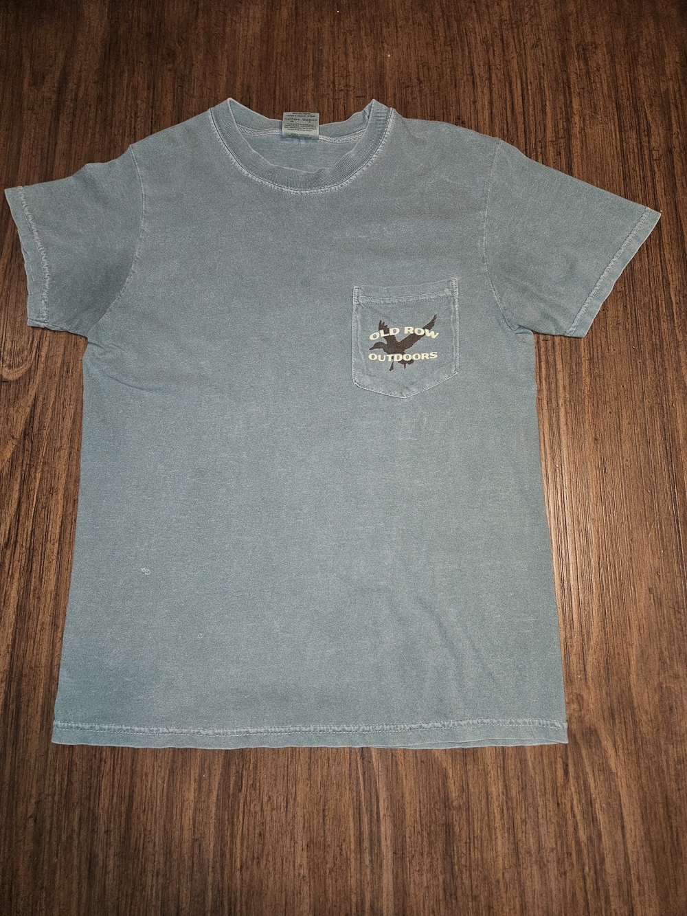 Old Row Outdoors Men's Short Sleeve Pocket Tee — Teal